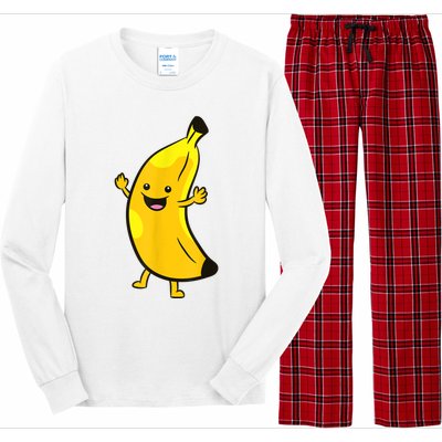 Banana Happy Banana Costume Fruit Love Bananas Long Sleeve Pajama Set