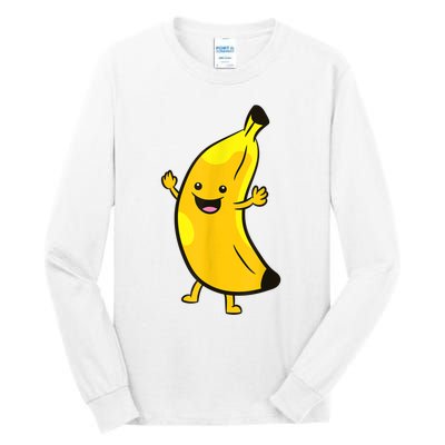 Banana Happy Banana Costume Fruit Love Bananas Tall Long Sleeve T-Shirt