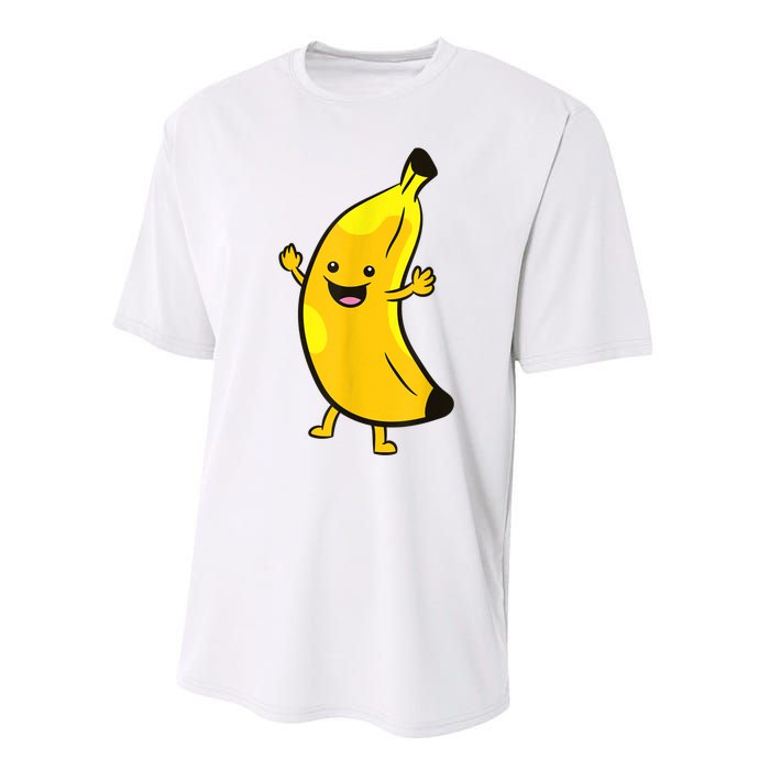 Banana Happy Banana Costume Fruit Love Bananas Performance Sprint T-Shirt