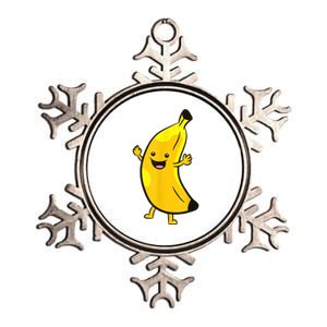 Banana Happy Banana Costume Fruit Love Bananas Metallic Star Ornament