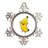 Banana Happy Banana Costume Fruit Love Bananas Metallic Star Ornament