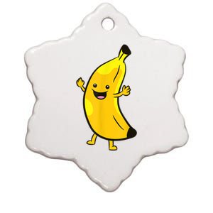 Banana Happy Banana Costume Fruit Love Bananas Ceramic Star Ornament