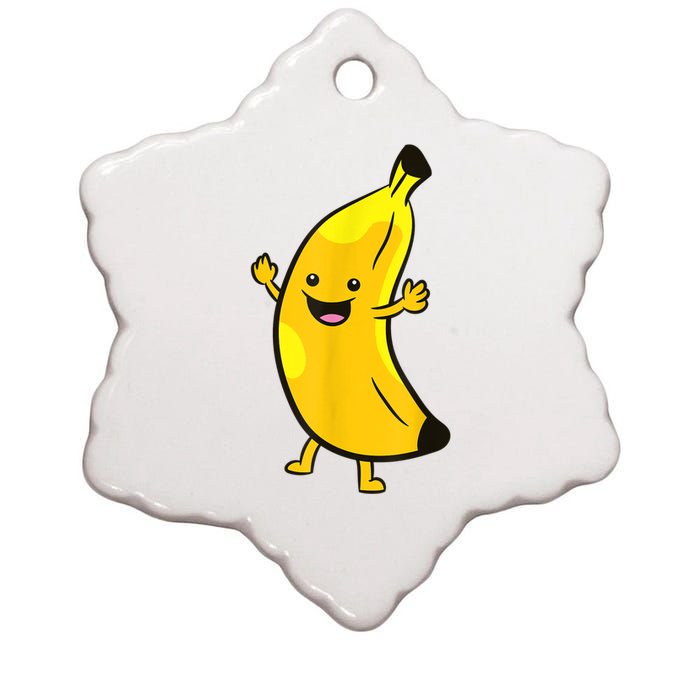 Banana Happy Banana Costume Fruit Love Bananas Ceramic Star Ornament