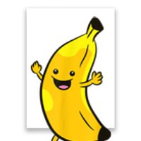 Banana Happy Banana Costume Fruit Love Bananas Poster