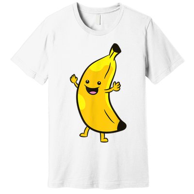 Banana Happy Banana Costume Fruit Love Bananas Premium T-Shirt
