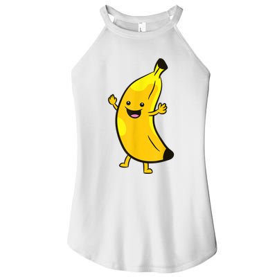 Banana Happy Banana Costume Fruit Love Bananas Women’s Perfect Tri Rocker Tank