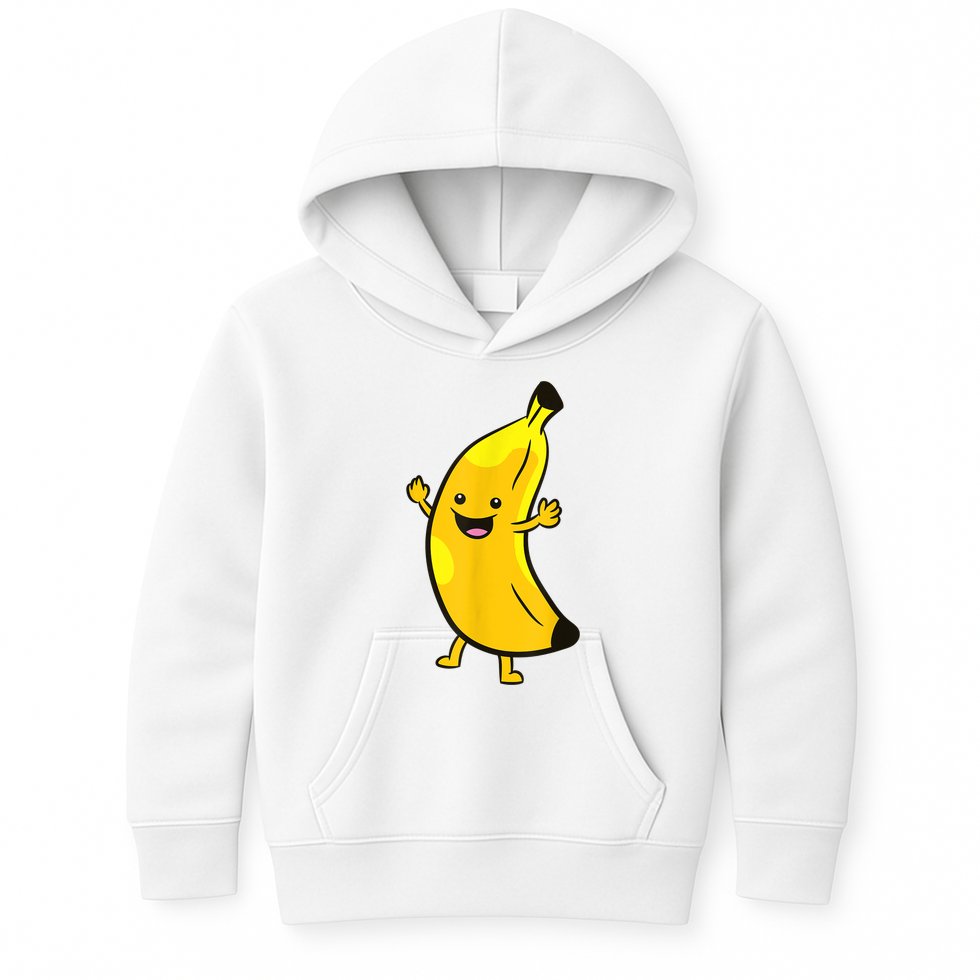Banana Happy Banana Costume Fruit Love Bananas Kids Hoodie