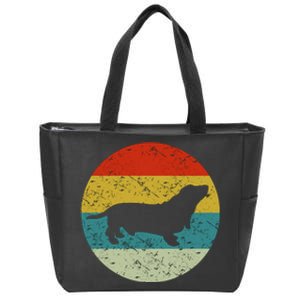 Basset Hound Zip Tote Bag