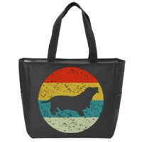 Basset Hound Zip Tote Bag