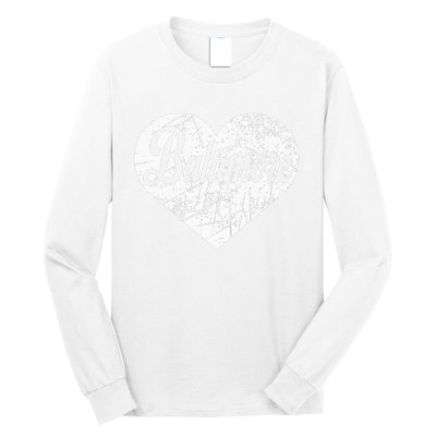 Baltimore Heart Long Sleeve Shirt