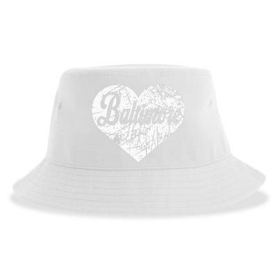 Baltimore Heart Sustainable Bucket Hat