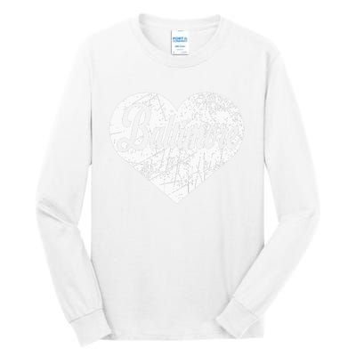 Baltimore Heart Tall Long Sleeve T-Shirt