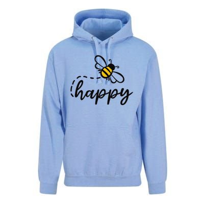 Be Happy Be Kind Bee Happy Inspirational Motivational Unisex Surf Hoodie