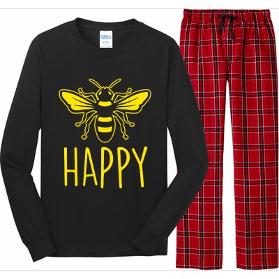 Bee Happy Long Sleeve Pajama Set