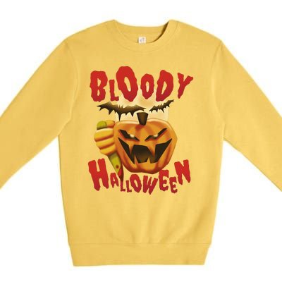 Bloody Halloween Premium Crewneck Sweatshirt