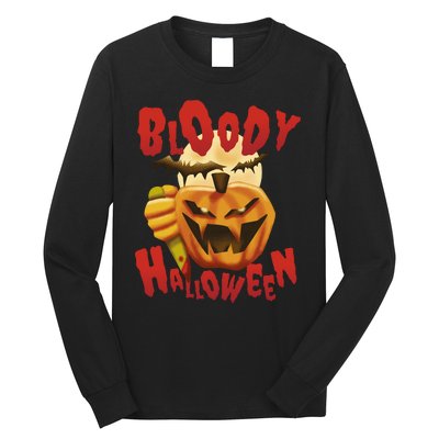 Bloody Halloween Long Sleeve Shirt