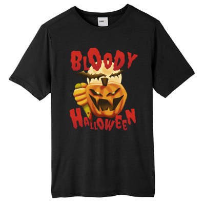 Bloody Halloween Tall Fusion ChromaSoft Performance T-Shirt