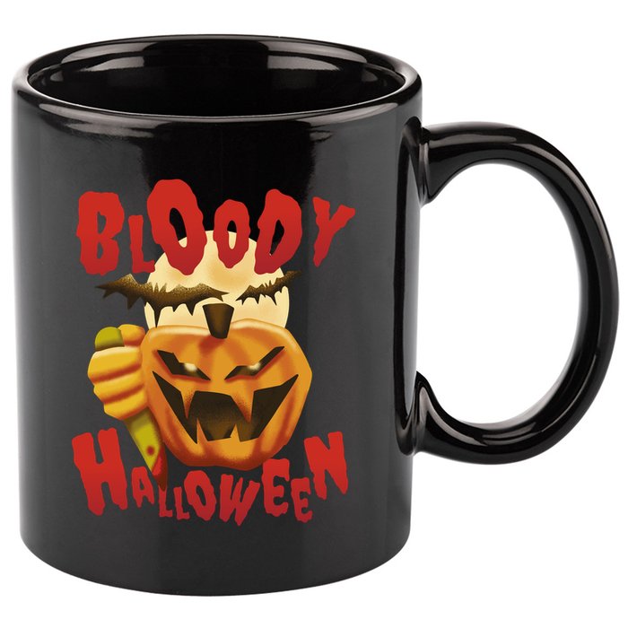 Bloody Halloween 11oz C Handle Ceramic Mug