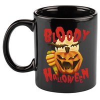 Bloody Halloween 11oz C Handle Ceramic Mug
