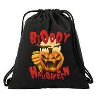 Bloody Halloween Drawstring Bag