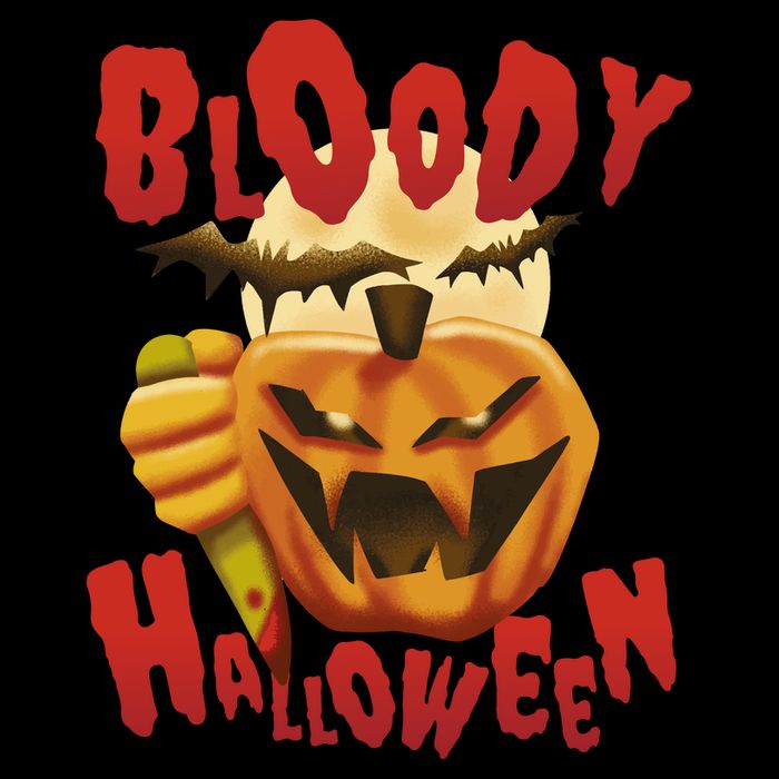 Bloody Halloween Drawstring Bag