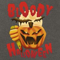 Bloody Halloween Cotton Canvas Backpack