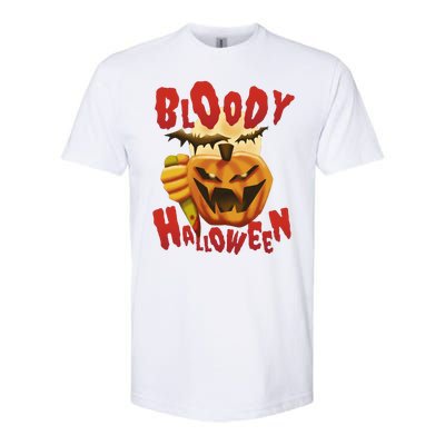 Bloody Halloween Softstyle CVC T-Shirt