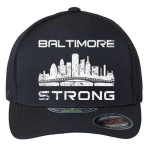 Baltimore Heart Baltimore Bridge Baltimore Strong Flexfit Unipanel Trucker Cap