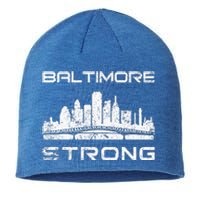 Baltimore Heart Baltimore Bridge Baltimore Strong Sustainable Beanie