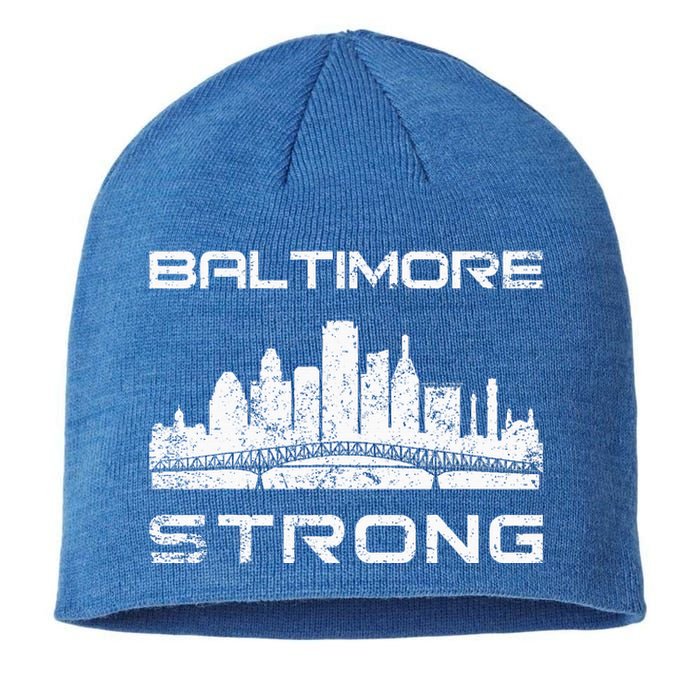 Baltimore Heart Baltimore Bridge Baltimore Strong Sustainable Beanie