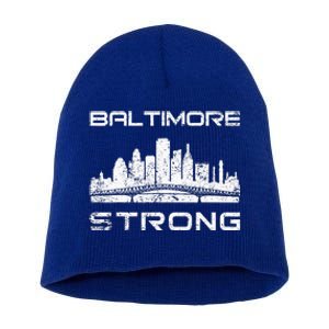 Baltimore Heart Baltimore Bridge Baltimore Strong Short Acrylic Beanie