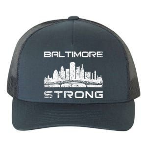 Baltimore Heart Baltimore Bridge Baltimore Strong Yupoong Adult 5-Panel Trucker Hat