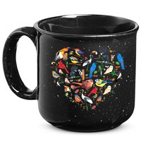 Bird Heart Birding Bird Watching Birder Bird Watcher 15oz Campfire Ceramic Mug