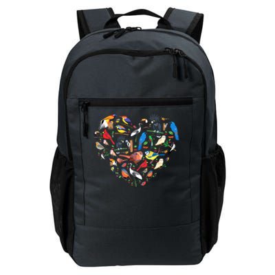 Bird Heart Birding Bird Watching Birder Bird Watcher Daily Commute Backpack