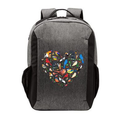 Bird Heart Birding Bird Watching Birder Bird Watcher Vector Backpack