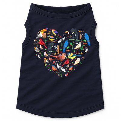 Bird Heart Birding Bird Watching Birder Bird Watcher Doggie Tank