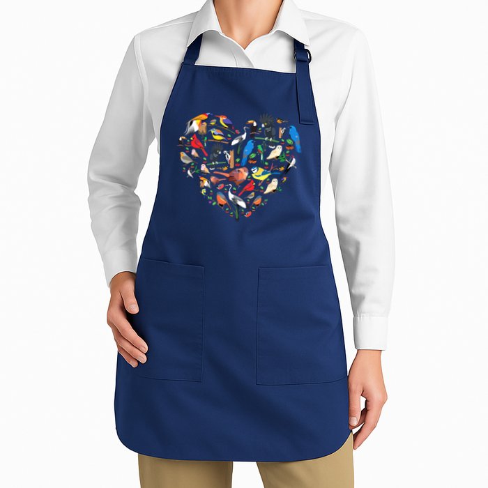 Bird Heart Birding Bird Watching Birder Bird Watcher Apron