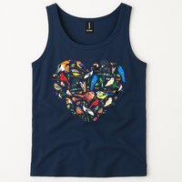 Bird Heart Birding Bird Watching Birder Bird Watcher Tank Top