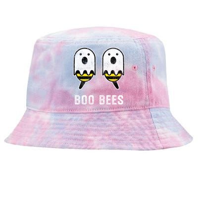 Boobees Halloween Costume Boobs Boo Bees Gift Tie-Dyed Bucket Hat