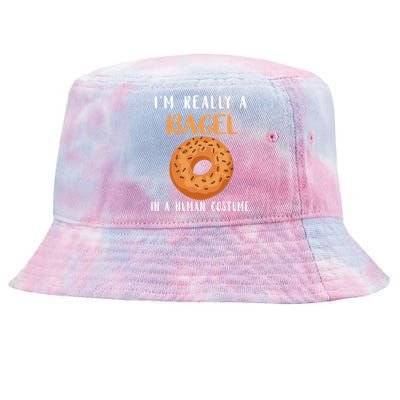 Bagels Hu Costume Baker Baking Bagel Lover Bagel Gift Tie-Dyed Bucket Hat