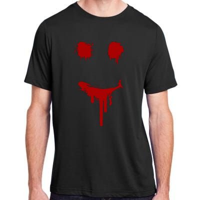 Bloody Halloween Costume I Blood Splatter Smile Adult ChromaSoft Performance T-Shirt