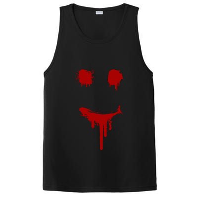 Bloody Halloween Costume I Blood Splatter Smile PosiCharge Competitor Tank
