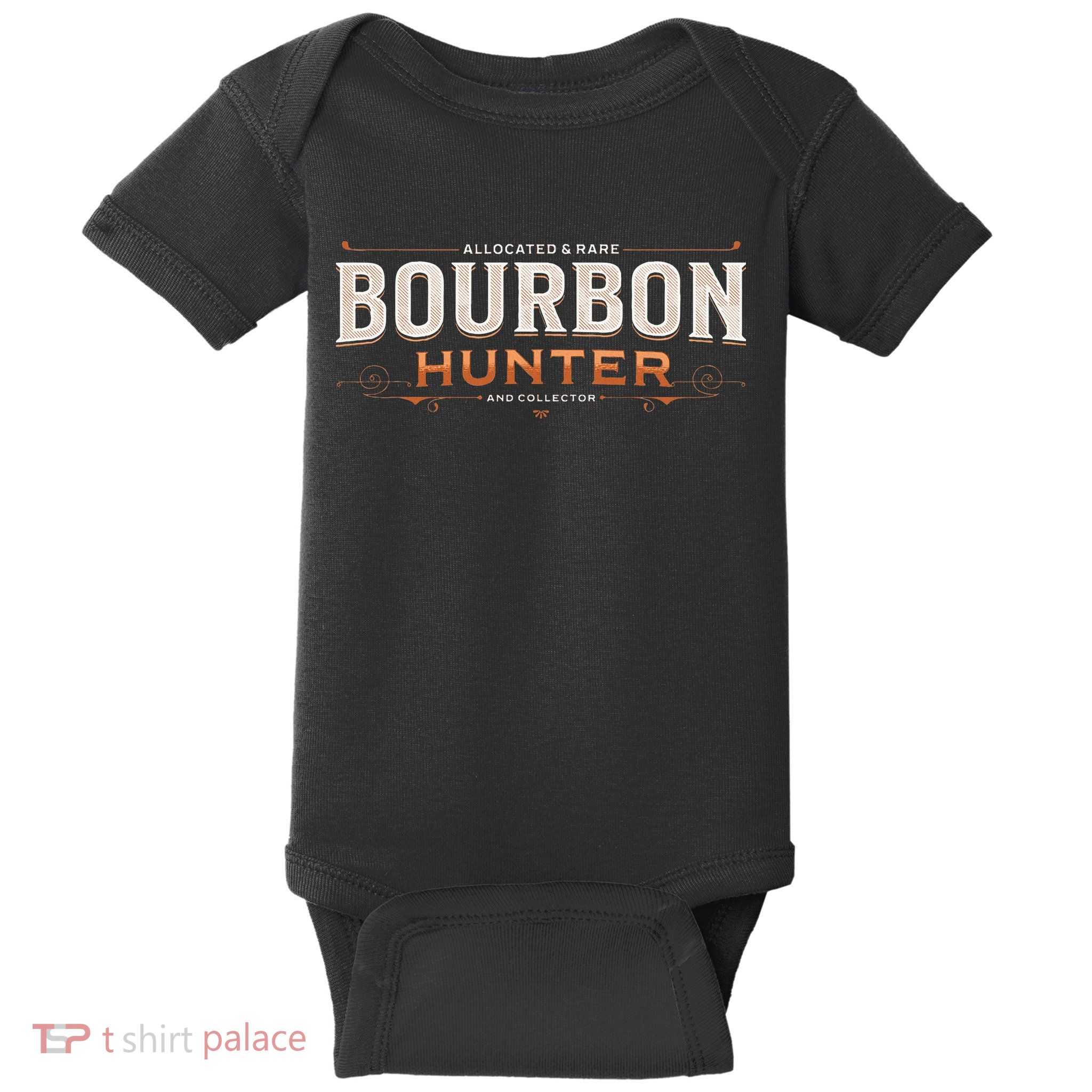 Bourbon Hunter Collector For Whiskey Lover Fan Baby Bodysuit