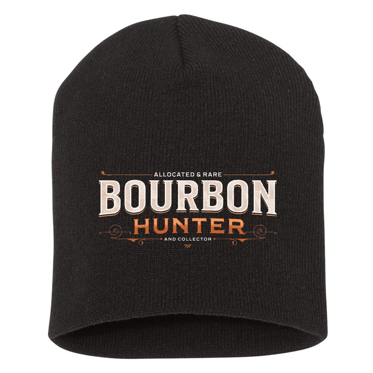 Bourbon Hunter Collector For Whiskey Lover Fan Short Acrylic Beanie