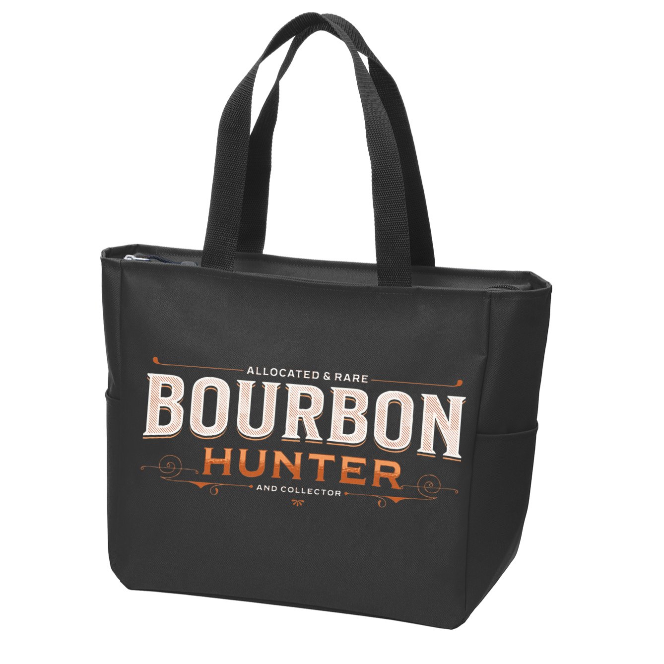 Bourbon Hunter Collector For Whiskey Lover Fan Zip Tote Bag