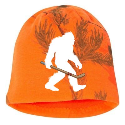 Bigfoot Hockey Cryptid Sasquatch Sport Player Gift Kati - Camo Knit Beanie