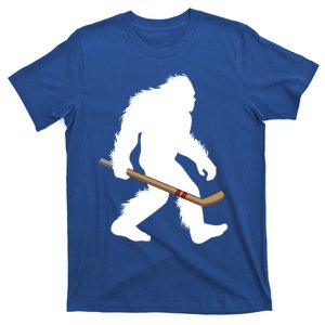 Bigfoot Hockey Cryptid Sasquatch Sport Player Gift T-Shirt