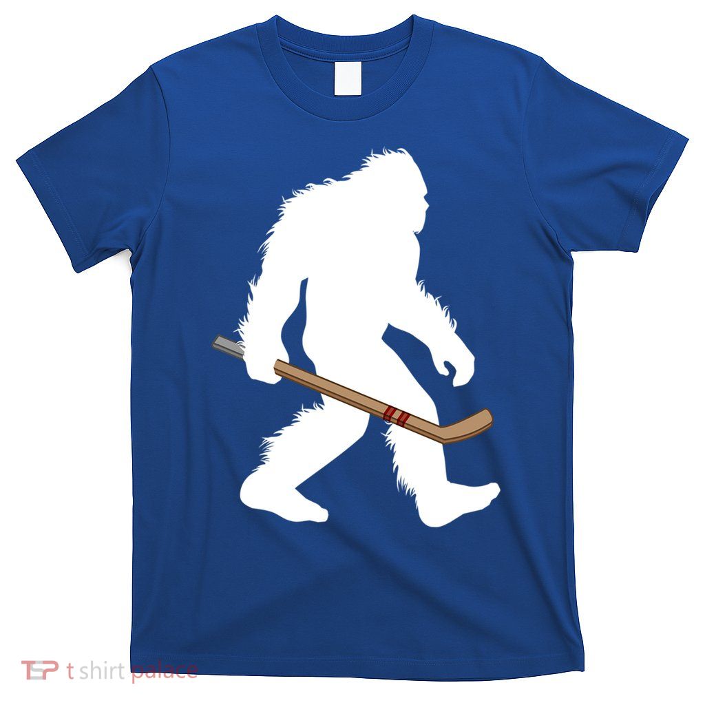 Bigfoot Hockey Cryptid Sasquatch Sport Player Gift T-Shirt