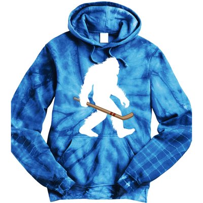 Bigfoot Hockey Cryptid Sasquatch Sport Player Gift Tie Dye Hoodie