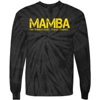 Basketball Hoop Champion M.A.M.B.A On Three Motivation Tie-Dye Long Sleeve Shirt